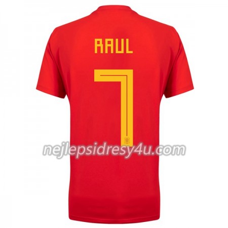 Fotbalový Dres Španělsko Raul 7 Domácí MS 2018